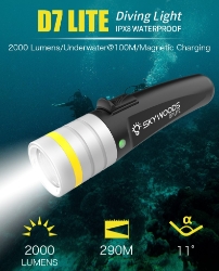 D7 LITE - Dive Light 2000 Lumens 