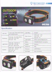 OHL550 - Head Lamp 550 Lumens 
