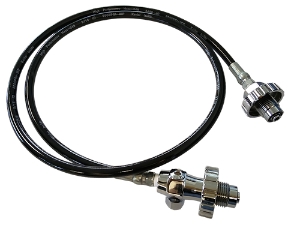 PE-1 - Tank/Tank Equalizer Rubber Hose add Gauge 